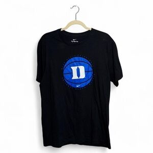 Nike Men’s Black Duke College Basketball Short Sleeve Shirt Size Medium